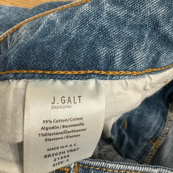 Brandy Melville j galt ruffle denim mini skirt small - Picture 5 of 6